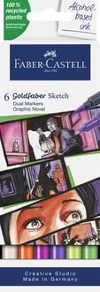 Produktbild: Faber-Castell Goldfaber Sketch Marker Graphic Novel 6er Set