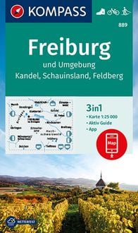 Bild vom Artikel KOMPASS Wanderkarte 889 Freiburg und Umgebung, Kandel, Schauinsland, Feldberg 1:25.000 vom Autor 