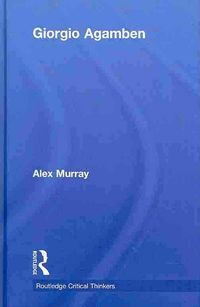 Produktbild: Murray, A: Giorgio Agamben