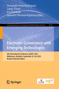 Produktbild: Electronic Governance with Emerging Technologies