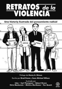 Produktbild: Retratos de la violencia : una historia ilustrada del pensamiento radical
