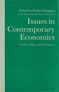 Produktbild: Issues in Contemporary Economics