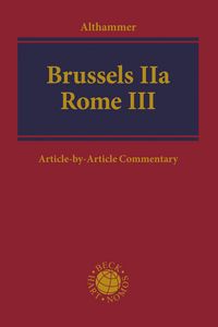 Produktbild: Brussels IIa - Rome III