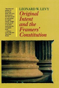 Produktbild: Original Intent and the Framers' Constitution