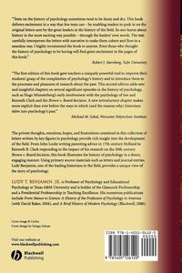 Produktbild: Jr., L: History of Psychology in Letters