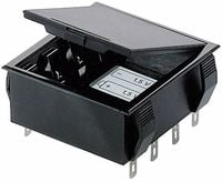 Produktbild: Bopla 46600000 Batteriehalter 4x Mignon (AA), 9 V Block L&ouml;tanschluss (L x B x H) 65 x 65 x 21.5 mm