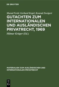 Produktbild: Gutachten zum Internationalen und Ausl&auml;ndischen Privatrecht, 1969