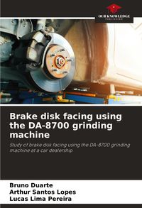 Produktbild: Brake disk facing using the DA-8700 grinding machine