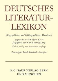Produktbild: Deutsches Literatur-Lexikon / Sternbach - Strei&szlig;ler