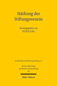 Produktbild: St&auml;rkung des Stiftungswesens