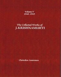 Produktbild: The Collected Works of J. Krishnamurti, Volume V
