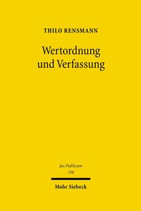 Produktbild: Wertordnung und Verfassung