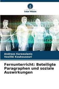Produktbild: Fernunterricht: Beteiligte Paragraphen und soziale Auswirkungen