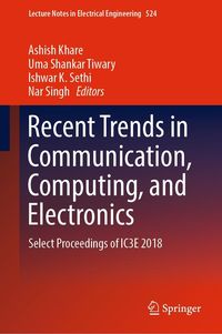 Produktbild: Recent Trends in Communication, Computing, and Electronics