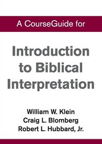Produktbild: A CourseGuide for Introduction to Biblical Interpretation