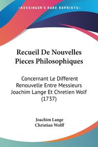 Produktbild: Recueil De Nouvelles Pieces Philosophiques