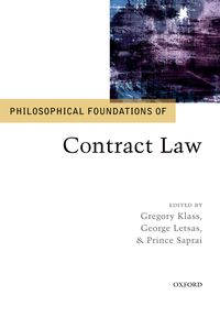 Produktbild: Philosophical Foundations of Contract Law