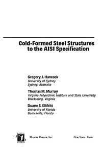 Produktbild: Cold-Formed Steel Structures to the AISI Specification