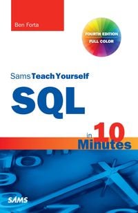 Produktbild: SQL in 10 Minutes, Sams Teach Yourself