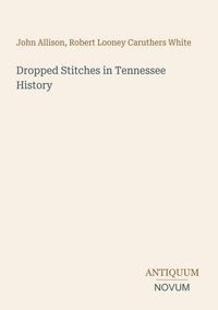 Produktbild: Dropped Stitches in Tennessee History