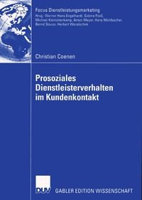 Produktbild: Prosoziales Dienstleisterverhalten im Kundenkontakt