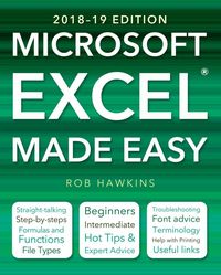 Produktbild: Hawkins, R: Microsoft Excel Made Easy (2018-19 Edition)