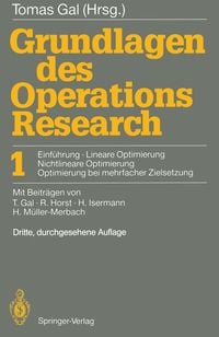 Produktbild: Grundlagen des Operations Research