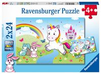Bild vom Artikel Puzzle Ravensburger Märchenhaftes Einhorn 2 X 24 Teile vom Autor 