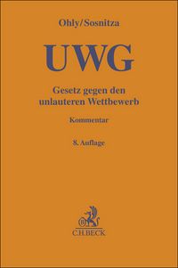Produktbild: Gesetz gegen den unlauteren Wettbewerb. UWG