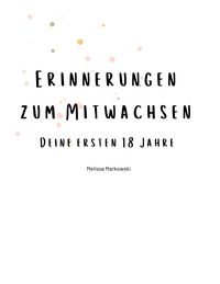 Produktbild: Erinnerungen zum Mitwachsen
