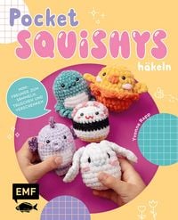 Produktbild: Pocket-Squishys h&auml;keln &ndash; Kleine Pl&uuml;schtiere f&uuml;r Squishmallow- und Micromallow-Fans
