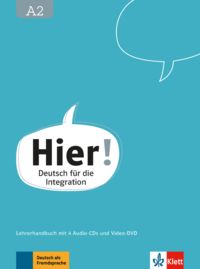 Produktbild: Hier! A2. Lehrerhandbuch mit vier Audio-CDs und Video-DVD