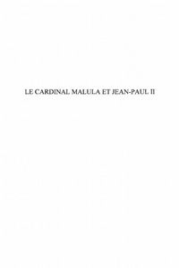 Produktbild: Le cardinal Malula et Jean-Paul II