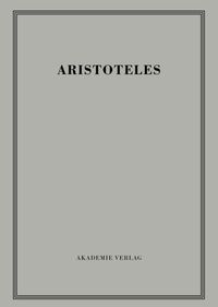 Bild vom Artikel Aristoteles: Aristoteles Werke / Physikvorlesung vom Autor Aristoteles