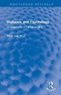 Produktbild: Stylistics and Psychology