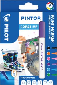 Produktbild: PILOT Marker Pintor FUN fein 6er Set