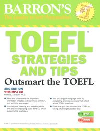 TOEFL Strategies and Tips with MP3 CDs: Outsmart the TOEFL IBT [With MP3 CD] Pamela J. Sharpe