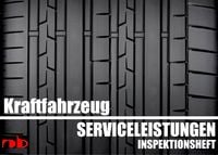 Produktbild: KFZ Serviceheft Scheckheft Inspektionsheft Wartungsheft - Car inspection booklet