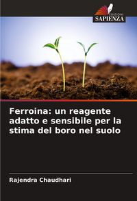 Produktbild: Ferroina: un reagente adatto e sensibile per la stima del boro nel suolo