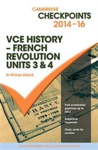 Produktbild: Adcock, M: Cambridge Checkpoints VCE History - French Revolu