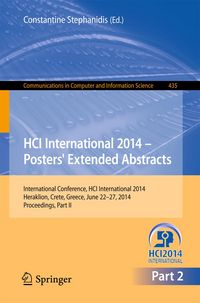 Produktbild: HCI International 2014 - Posters' Extended Abstracts