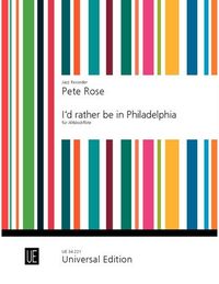 Produktbild: Rose, P: I'd rather be in Philadelphia