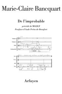 Produktbild: De l'improbable. Pr&eacute;c&eacute;d&eacute; de Mo(r)t