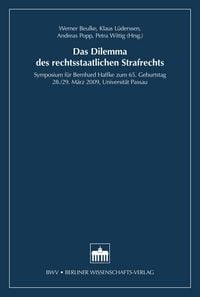 Produktbild: Das Dilemma des rechtsstaatlichen Strafrechts