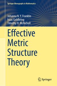 Produktbild: Effective Metric Structure Theory
