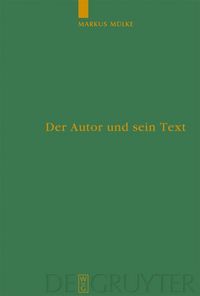 Produktbild: Der Autor und sein Text