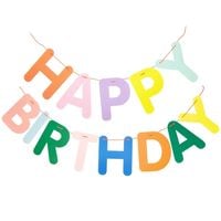 Produktbild: Girlande Happy Birthday, bunt MIX