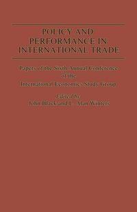 Produktbild: Policy and Performance in International Trade