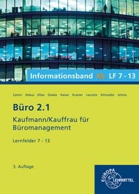 Produktbild: B&uuml;ro 2.1, Informationsband XL, Lernfelder 7 - 13