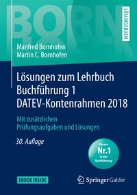 Produktbild: L&ouml;sungen zum Lehrbuch Buchf&uuml;hrung 1 DATEV-Kontenrahmen 2018